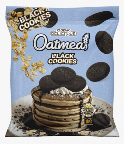 IOGENIX HARINA DE AVENA 1 KG BLACK COOKIES