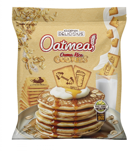 IOGENIX HARINA DE AVENA 1 KG CREMA RICA COOKIES
