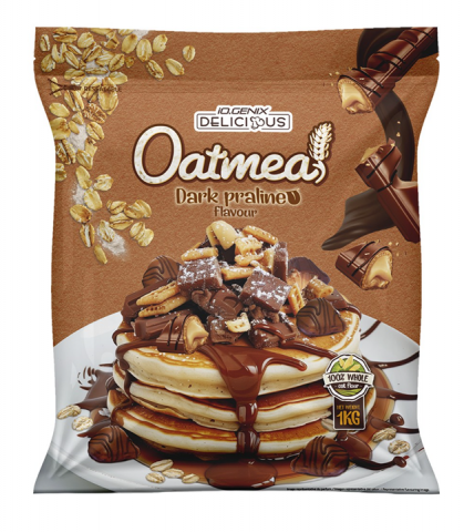 IOGENIX HARINA DE AVENA 1 KG DARK PRALINE