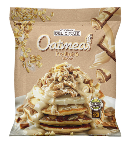 IOGENIX HARINA DE AVENA 1 KG PRALINE