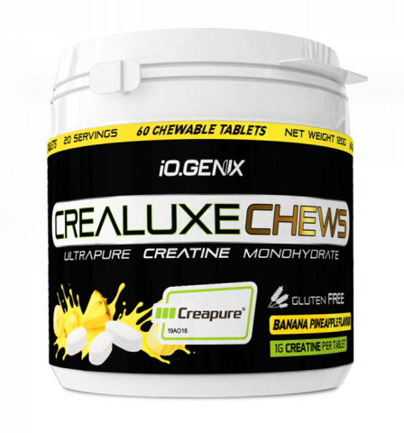IOGENIX CREALUXECHEWS CREAPURE 60 TABS BANANA PIÑA