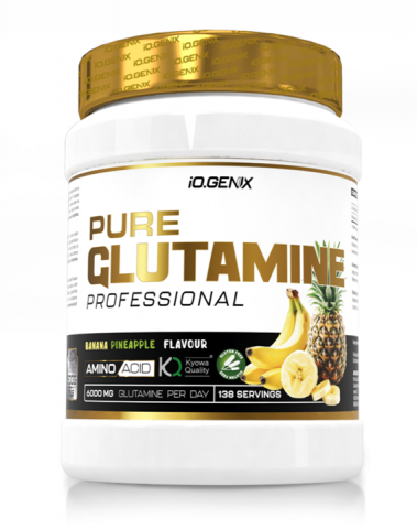 IOGENIX GLUTAMINA KYOWA 500 GRAMOS BANANA PIÑA