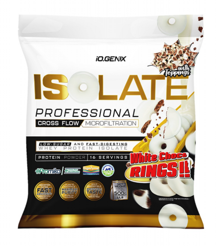 IOGENIX ISO 500 GR. WHITE CHOCO RINGS