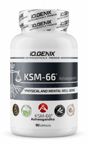IOGENIX KSM66 ASHWAGANDHA 90 CAPS NUTRACEUTICALS