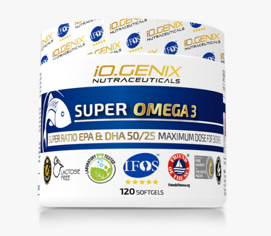 IOGENIX SUPER OMEGA 3-120caps(50-25 EE)IFOS