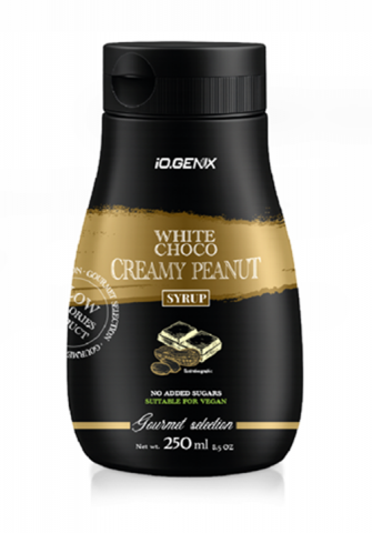 IOGENIX SIROPE GOURMET WHITE CHOCO PEANUT 250ml