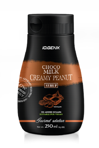 IOGENIX SIROPE GOURMET CHOCO MILK PEANUT 250ml
