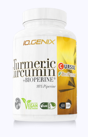 IOGENIX TURMERIC CURCUMIN+ BIOPERINE® 60 CAPS