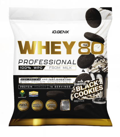 IOGENIX WHEY 80 500 GR BLACK COOKIES