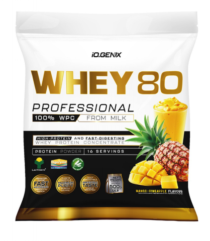 IOGENIX WHEY 80 500 GR MANGO PIÑA