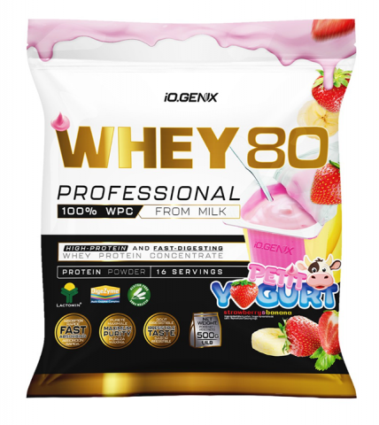 IOGENIX WHEY 80 500 GR PETIT YOGURT STRAWBERRY BAN