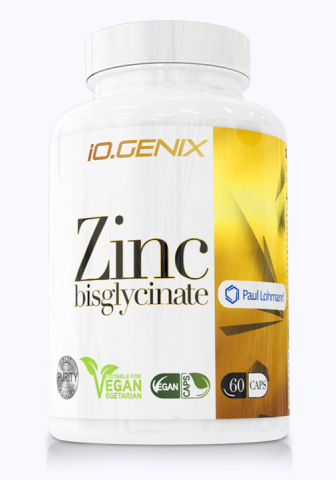 IOGENIX ZINC BISGLYCINATE 60 CAPS PAUL LOHMANN