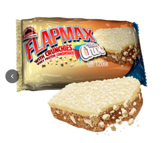 Max Protein Flapmax White Choc 120 GR