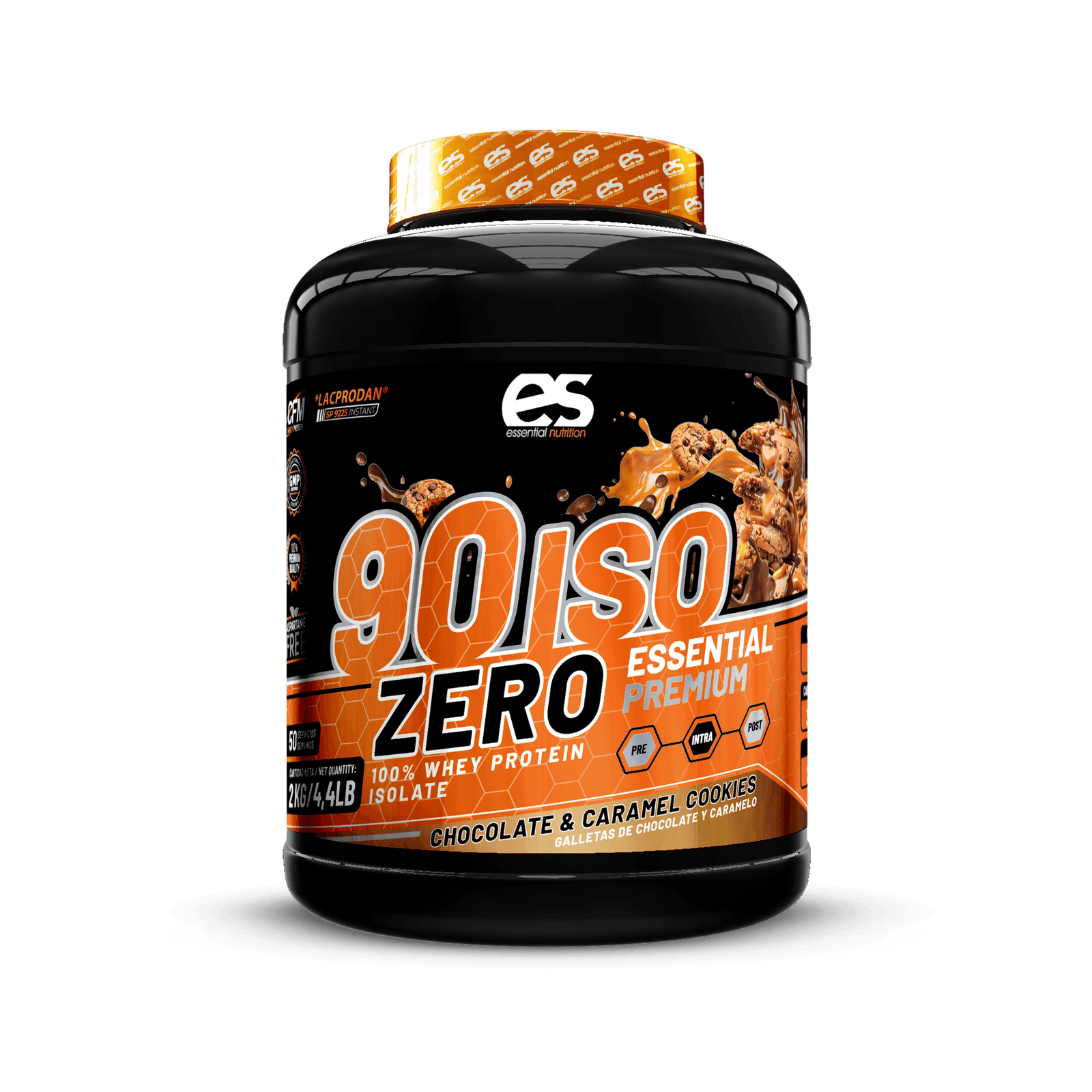 ISO ZERO 90 ESSENTIAL Lacprodan® - Chocolate y Caramelo, 2kg