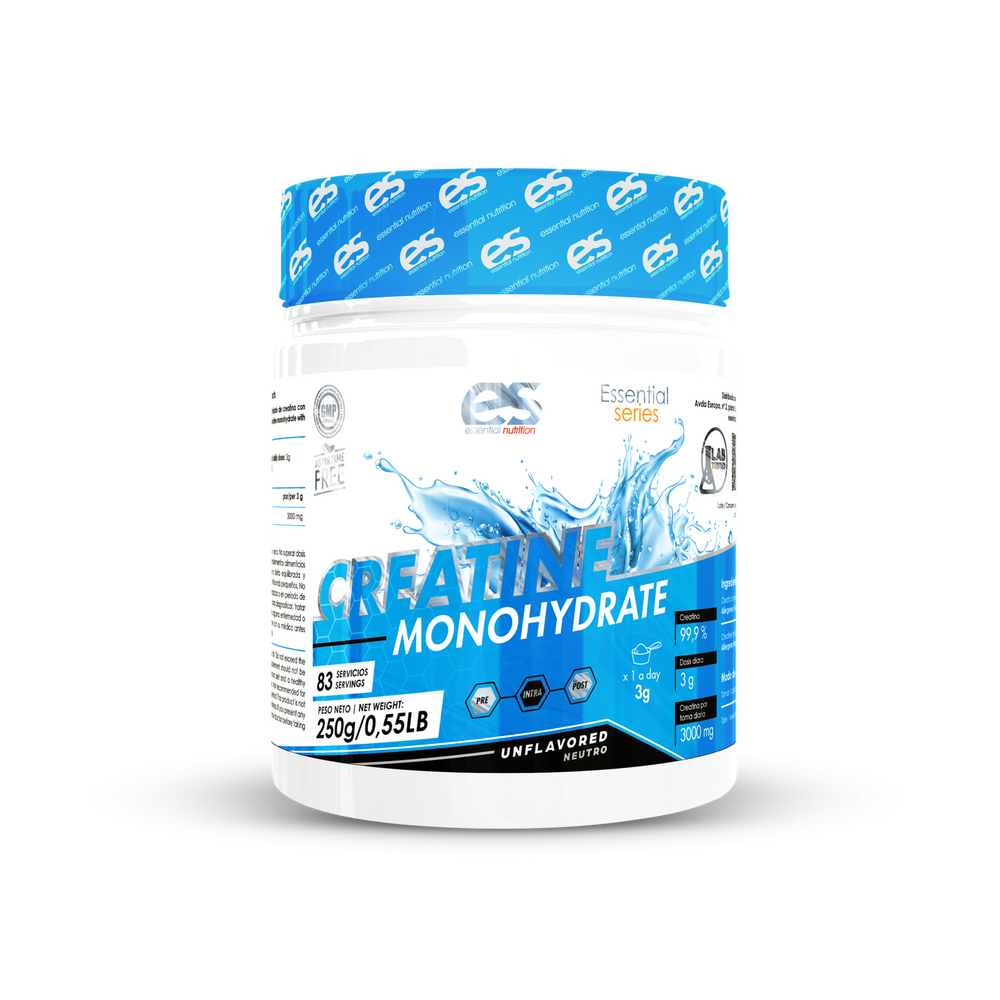CREATINA MONOHIDRATO ESSENTIAL NUTRITION - 250g, Neutro