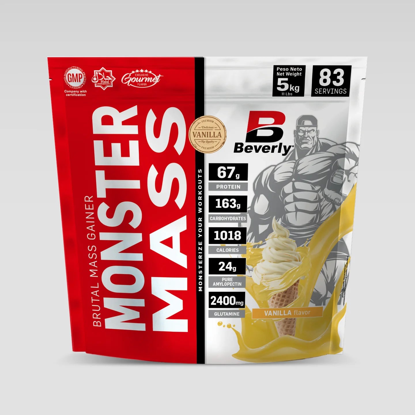 WEIGHT GAINERS - MONSTER MASS - Vanilla