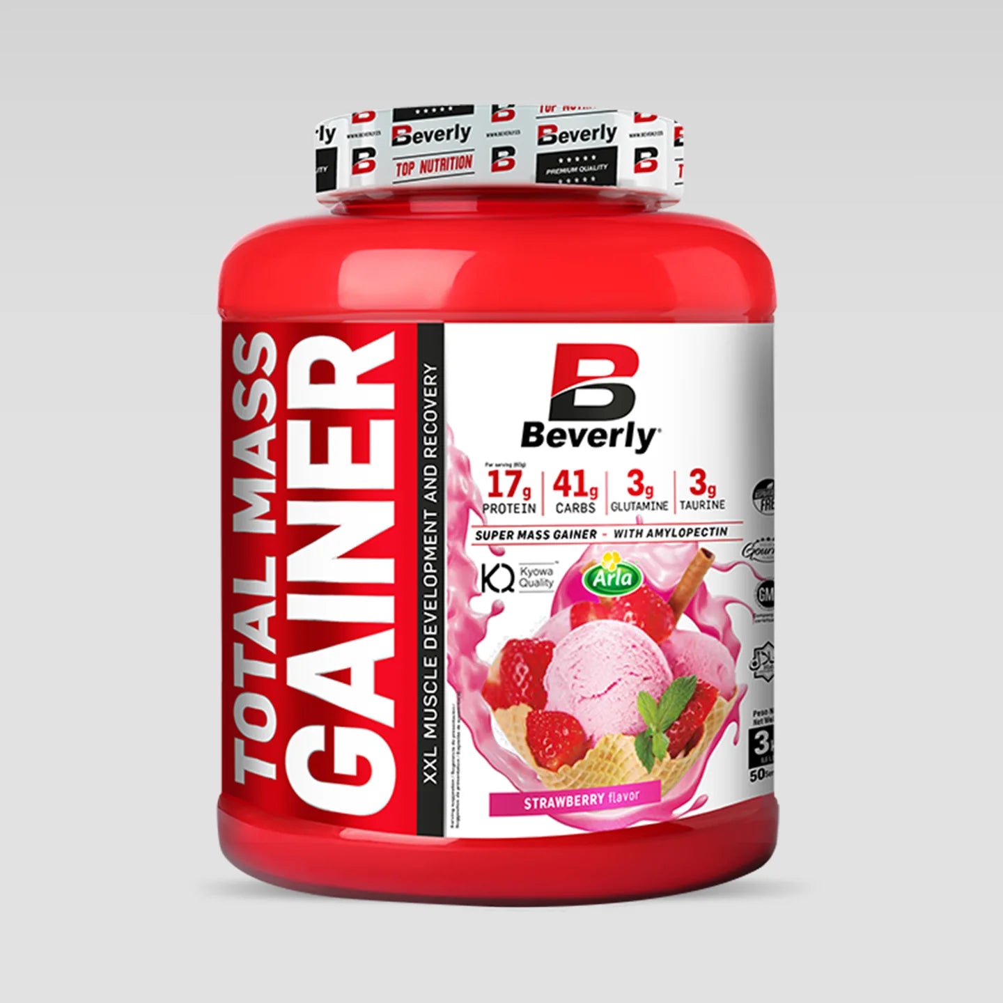 WEIGHT GAINERS - TOTAL MASS - Strawberry