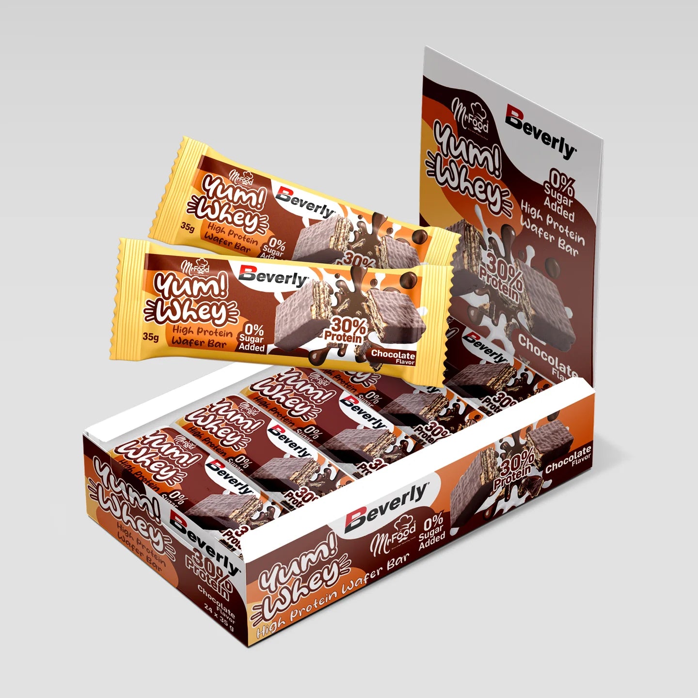 ENERGY BARS - YUM WHEY WAFER BAR (35gr.)