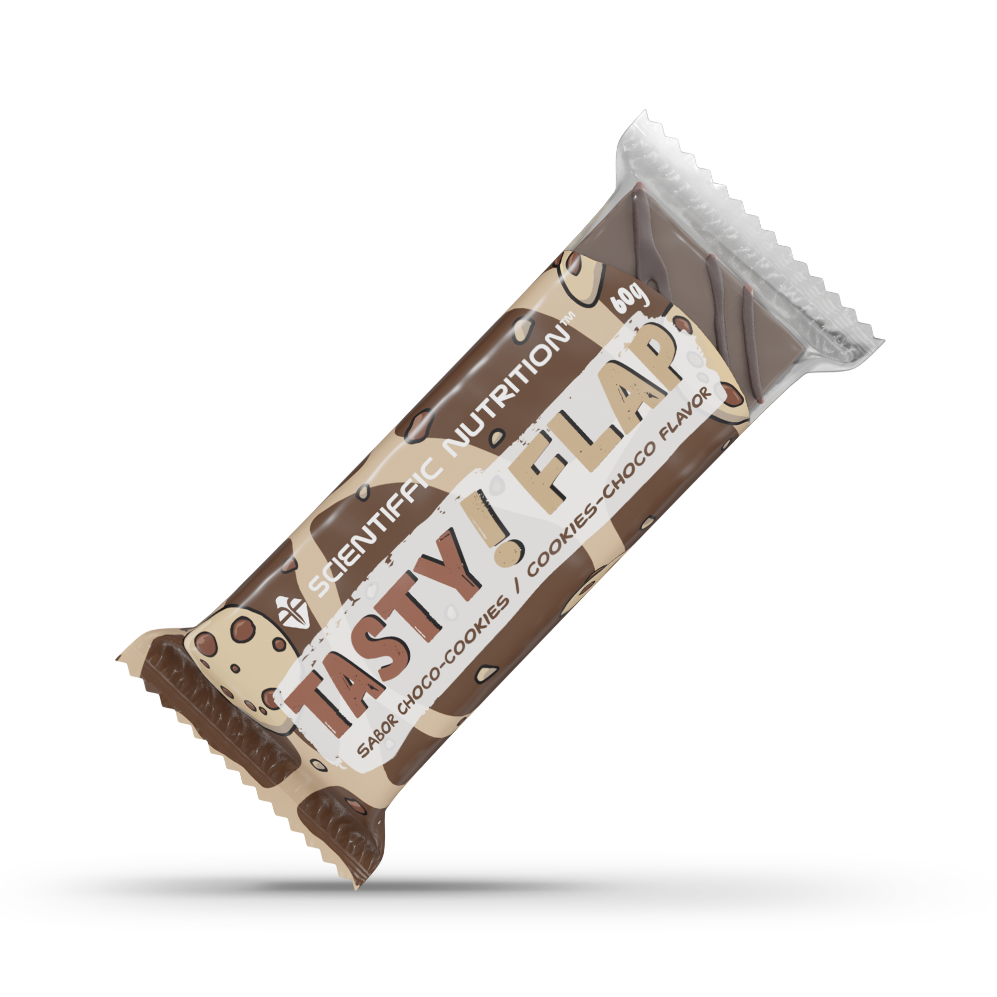 Scientiffic Nutrition Tasty ! Flap 60g Choco Cookies