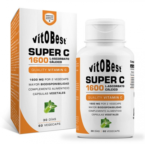Vit.O.Best Super C 1600 - 60 Vegecaps