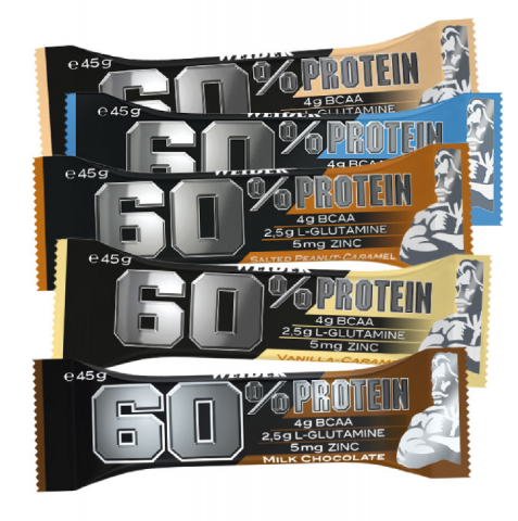 Weider 60% Protein Bar 45G Fresa- Yogurt