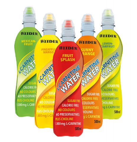 Weider Carnitine Water Piña Paquete 6 - Weider