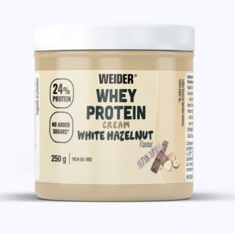 Weider WHEY Protein Cream White Hazelnut 250G - Weider