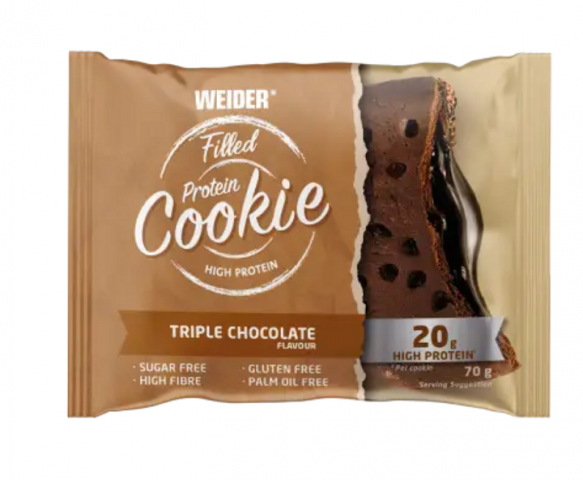 Weider Filled Protein Cookie Triple Chocolate 70G