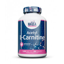 Acetil L-Carnitina 1000 mg - 100 Caps - Haya Labs