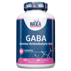Gaba 500 mg 100 Caps - Haya Labs