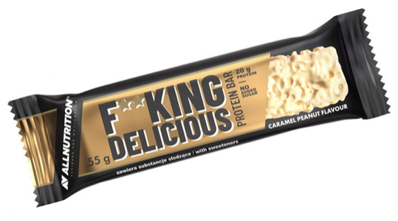 F**King Delicious Protein Bar Caramel Pean 15x55gr
