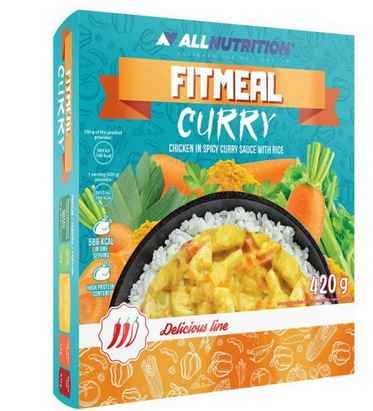 FITMEAL CURRY Pollo en Salsa de Curry Picante con Arroz
