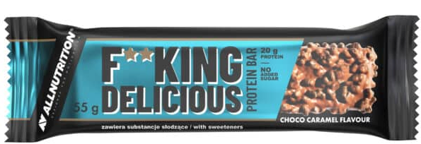 F**King Delicious Protein Bar Choco Caramel 15x55g