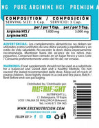 ARGININE 3.000 MG (120 Cápsulas) - Erix Nutrición imagen 6