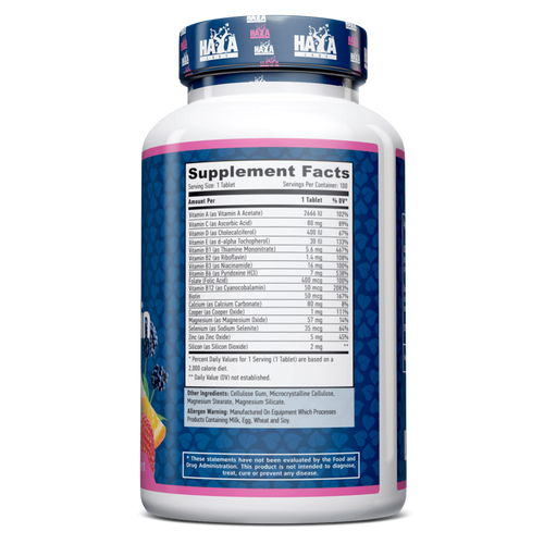 Basic Adult Multivitamin 100 Tabs.