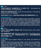 BCAA´S 2.1.1 500G (Sabor Limón) - Erix Nutrición imagen 7