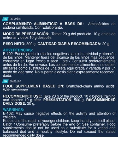 BCAA´S 2.1.1 500G (Sabor Limón) - Erix Nutrición imagen 7