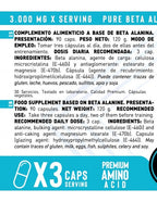 Beta alanine 3000 MG. 90 (Cápsulas) - Erix Nutrición imagen 5