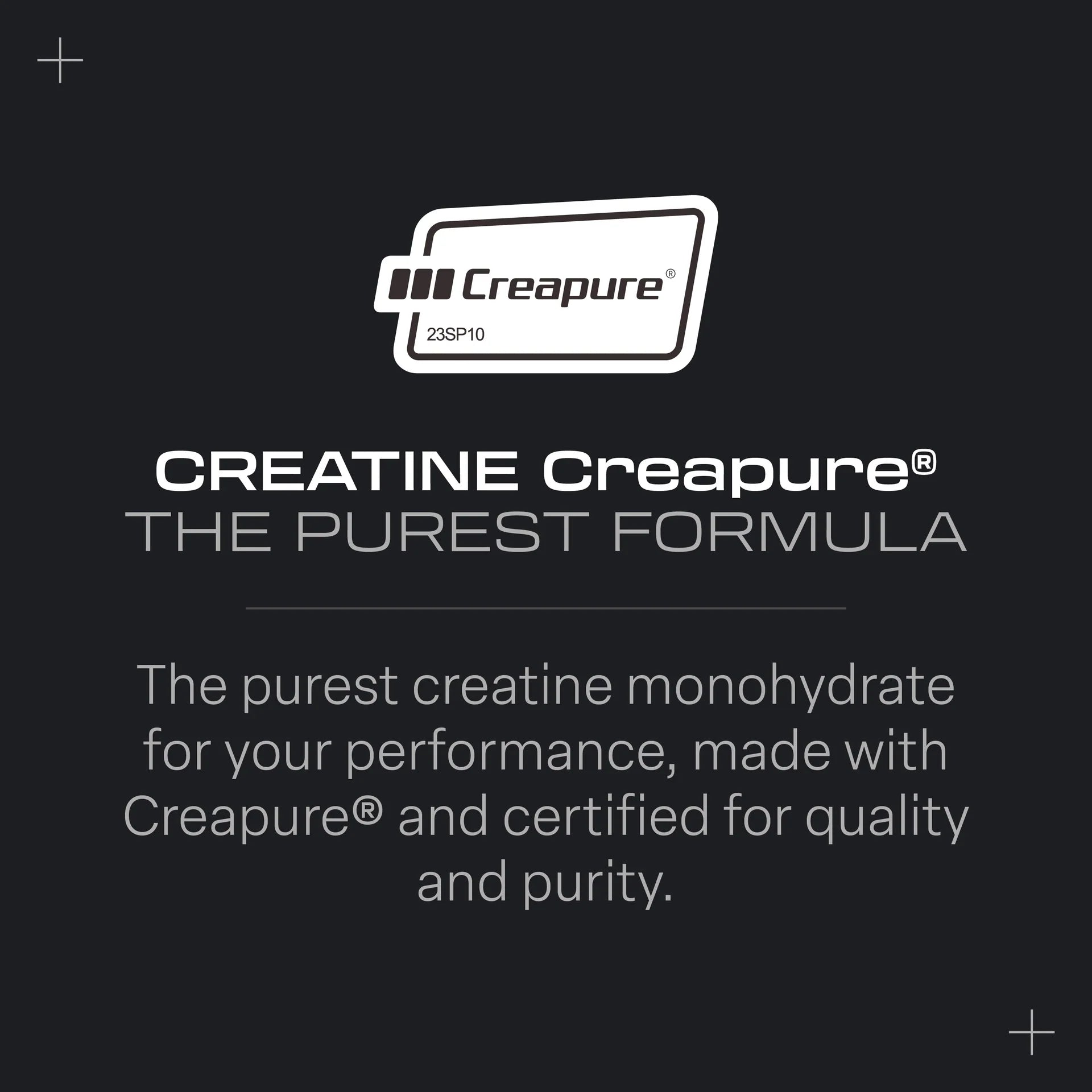 CREATINE & PRE-WORKOUTS - CREATINE Creapure® REBRANDING!!!