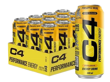 C4 Energy Performance 500 ml Pineapple Head 12 ud