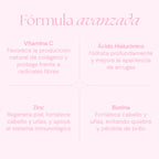 FOR HER - COLLAGEN BEAUTY & HEALTH + Biotina, Ácido hialurónico, Vit C y Zinc