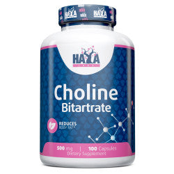 Colina Bitartrato 500mg - 100 Caps. - Haya Labs