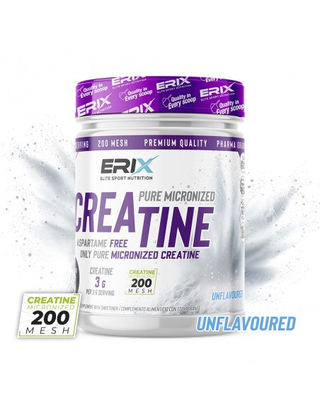 CREATINA MICRONIZADA 500Gr Neutra - Erix Nutrición imagen 6