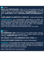 CREATINA MICRONIZADA 500Gr Neutra - Erix Nutrición imagen 3