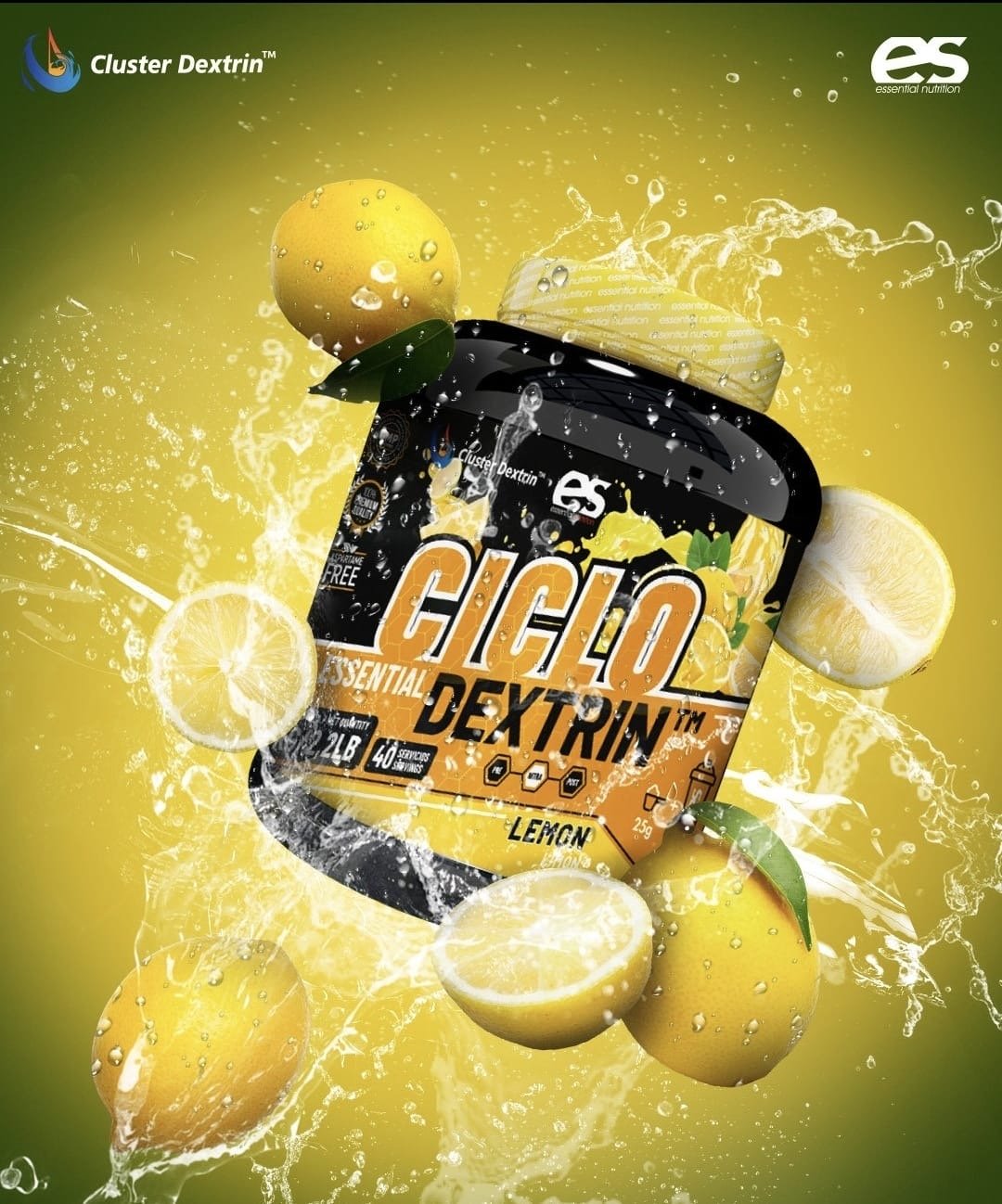 Ciclo Dextrina Cluster Essential - Limón