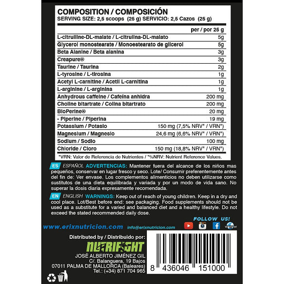 EXPLOSIVE STRENGTH 500 GR - Erix Nutrición imagen 6