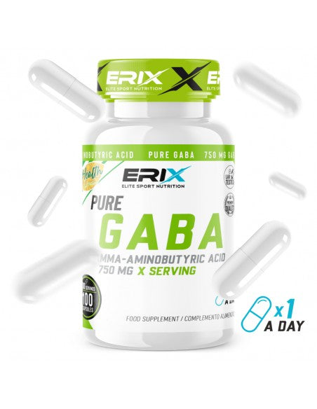 GABA (100 Cápsulas) - Erix Nutrición imagen 4