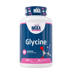 Glicina 1000 mg - 100 Caps - Haya Labs