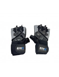 Guantes muñequera Negro/Gris - Erix Nutrición