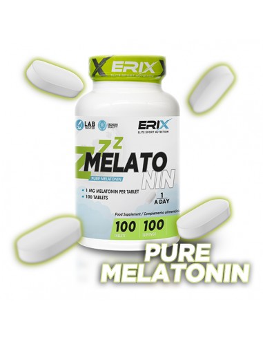 Melatonina 1 MG (100 Tabletas) - Erix Nutrición imagen 2